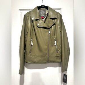 NWT Vince Camuto Sage Faux Leather Jacket XS